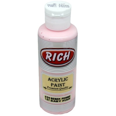 R-137 Ακρυλικό Χρώμα Baby Pink 130ml Rich